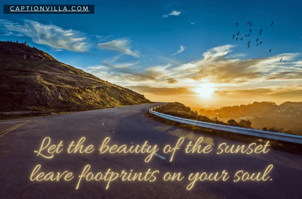 Sunset Quotes For Instagram