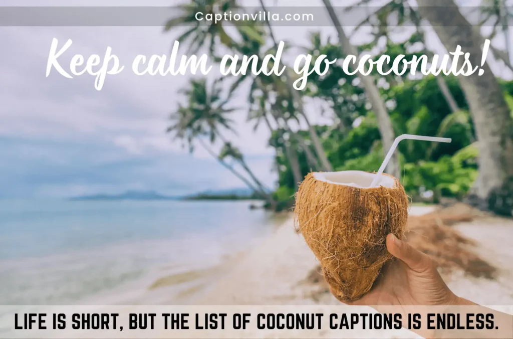 Coconut Juice Captions for Instagram