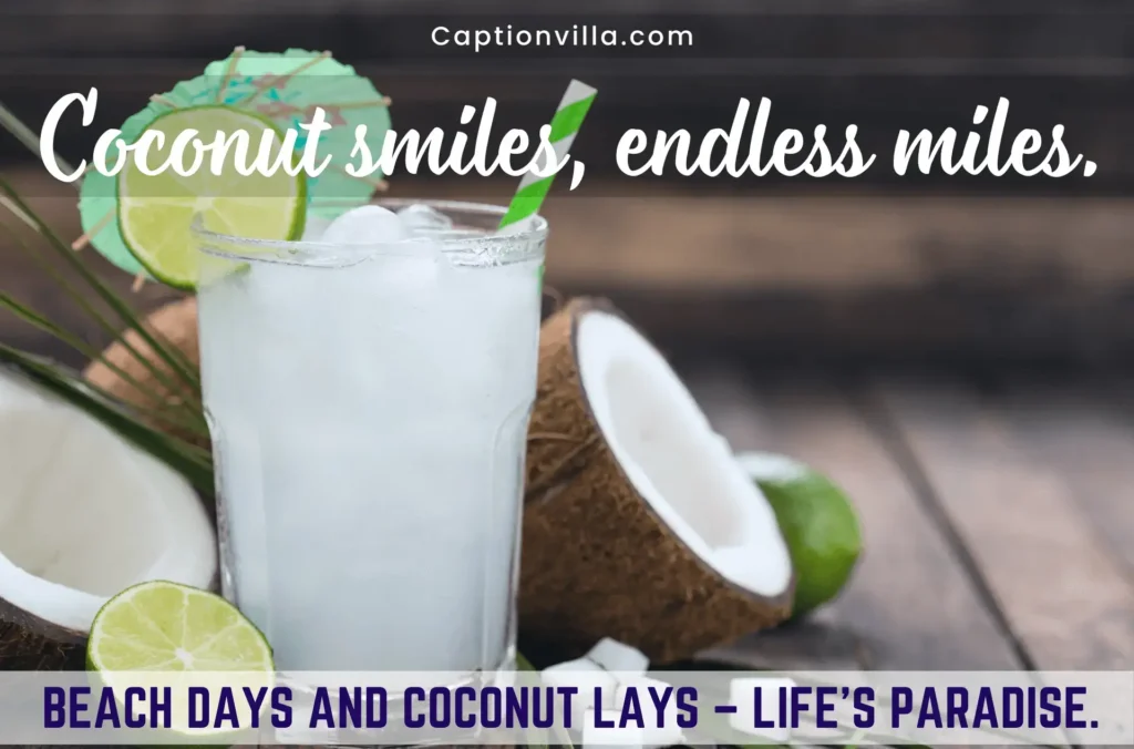 Coconut Water Captions for Instagram