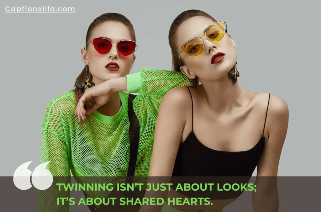 Twin sisters look lovely and amazing. It includes the Instagram Captions for Twin Sister Love.