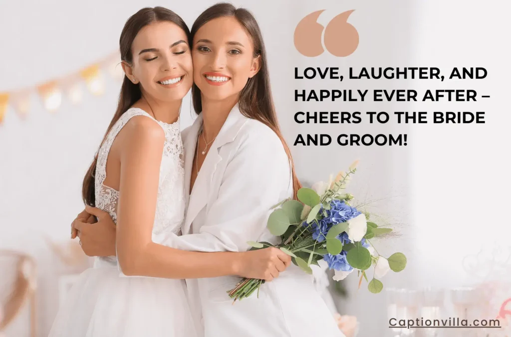Sisters hug to each other and have a Wedding Sister Captions for Instagram.