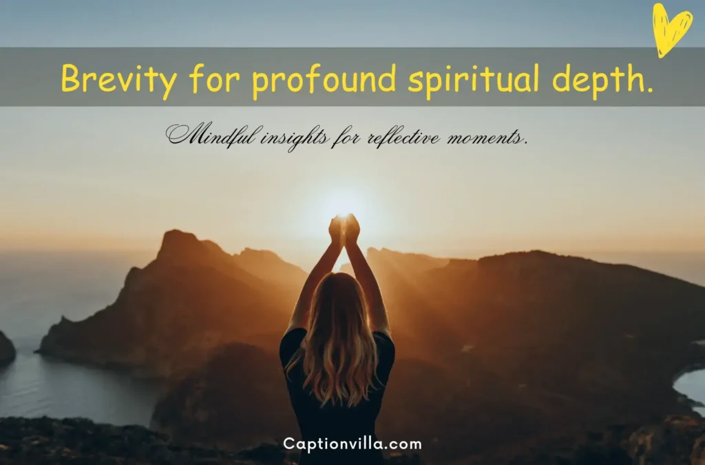 Mindful insights for reflective moments. - Best Spiritual Captions for Instagram 