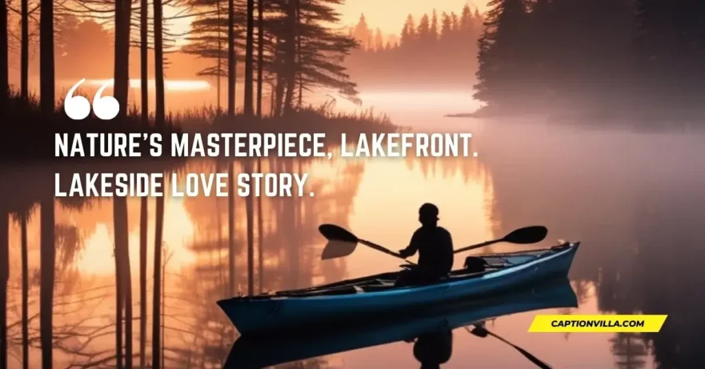 explore serene lake views perfect for your next post at captionvilla.com. discover unique lake captions for Instagram. #LakeLife #InstagramCaptions #LakeViews #CaptionVilla #NaturePhotography