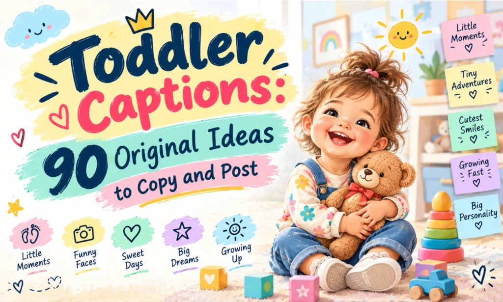 toddler captions