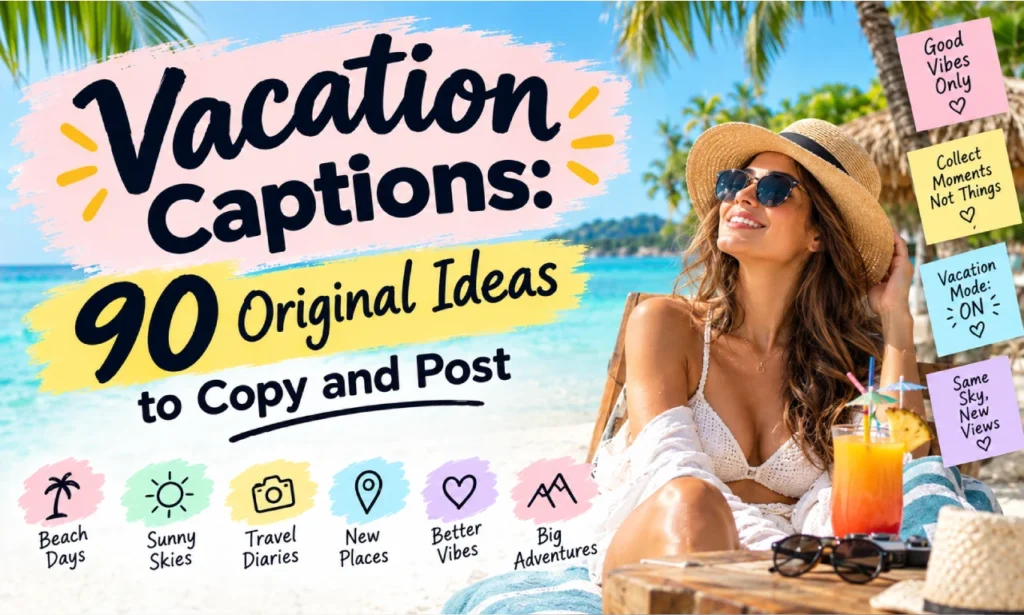 vacation captions