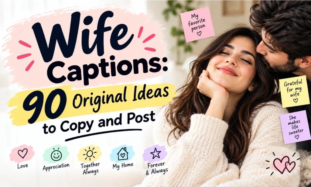 wife captions